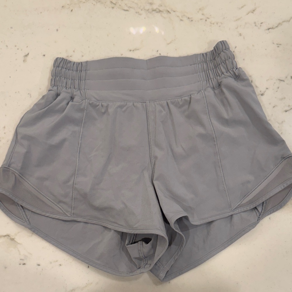 Lululemon Athletica Light Gray Athletic Shorts